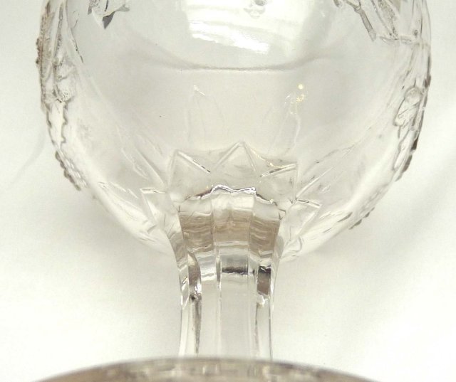 2 1869 EAPG EARLY GRAPE BAND Ashburton Grape Vine Goblet