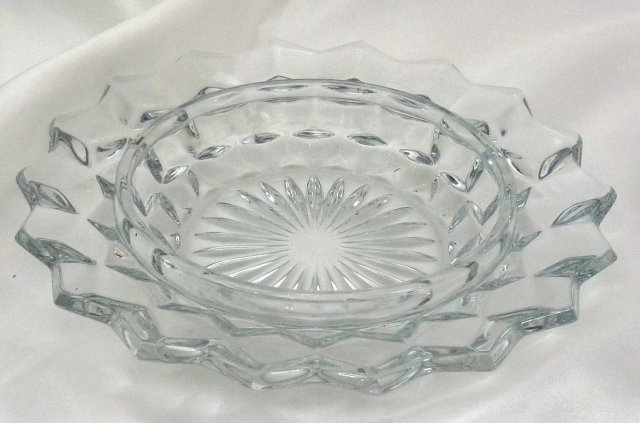 Fostoria AMERICAN Round Dome Covered Butter Dish