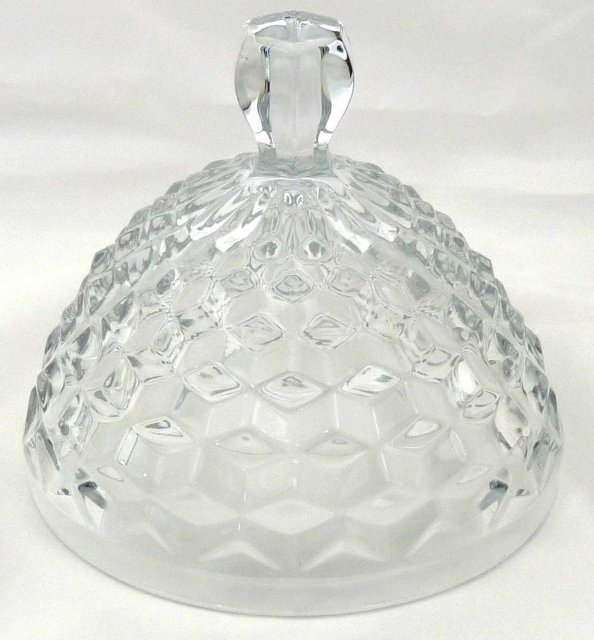 Fostoria AMERICAN Round Dome Covered Butter Dish