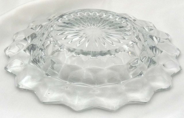 Fostoria AMERICAN Round Dome Covered Butter Dish