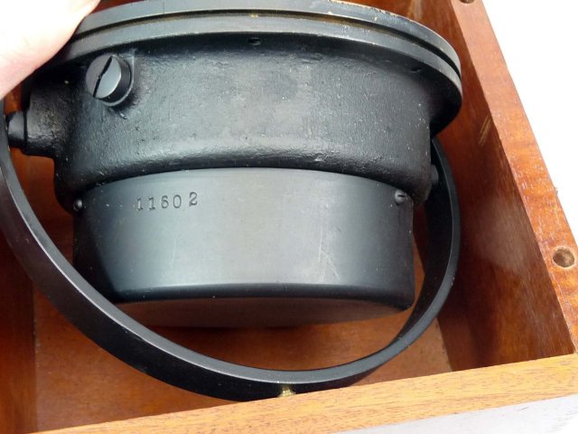 KELVIN WILFRID WHITE Box Ship Compass Nautical