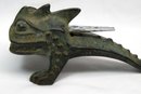 Old Bronze Butane DRAGON Cigarette Lighter made Germany