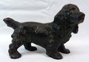 HUBLEY Cast Iron BLACK COCKER SPANIEL Dog Doorstop