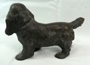 HUBLEY Cast Iron BLACK COCKER SPANIEL Dog Doorstop
