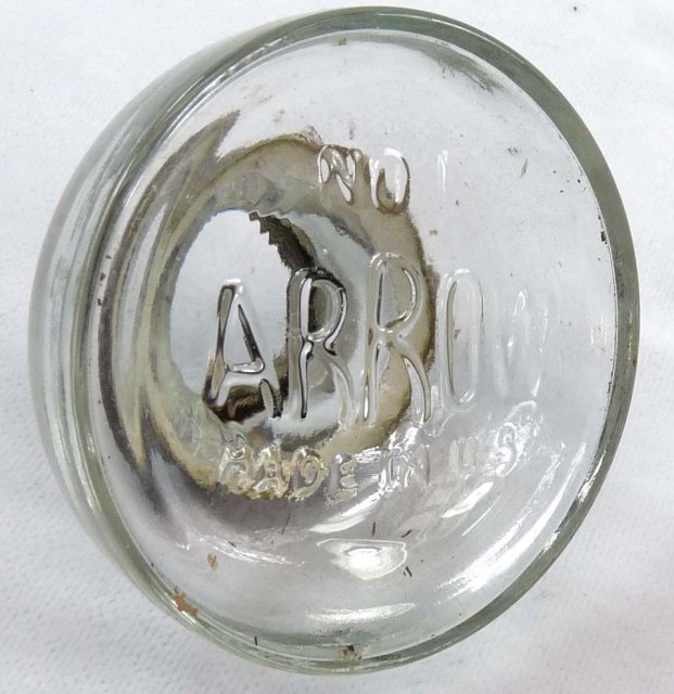 Vintage ARROW No 1 Miniature Glass Oil Kerosene Lamp