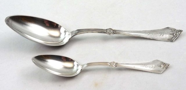 Gorham ROSETTE Sterling 1868 JOS BACHMAN NY Fitted Case