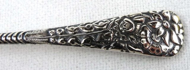 GORHAM Sterling Silver Master Salt Spoon DELHI 1880