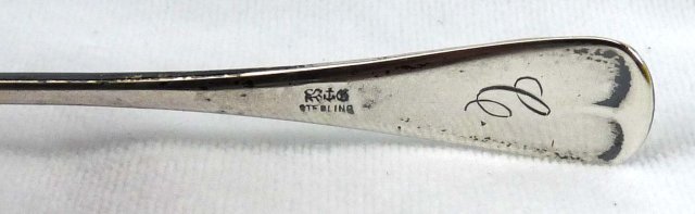 GORHAM Sterling Silver Master Salt Spoon DELHI 1880