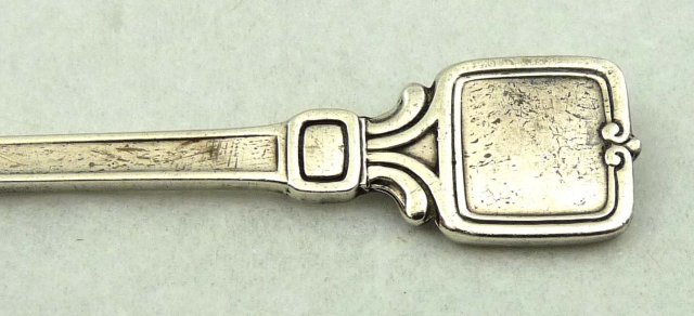 TIFFANY Sterling Silver ZODIAC AQUARIUS Demitasse Spoon