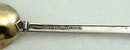 TIFFANY Sterling Silver ZODIAC AQUARIUS Demitasse Spoon