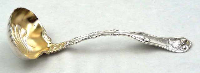 Whiting Sterling Silver IMPERIAL QUEEN Ladle Gold Wash