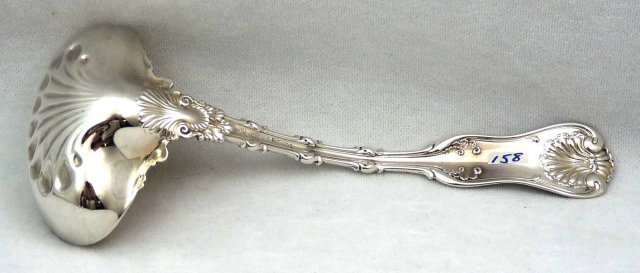 Whiting Sterling Silver IMPERIAL QUEEN Ladle Gold Wash