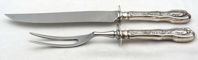Sterling Silver GORHAM MYTHOLOGIQUE Carving Set c 1894