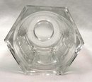 BOSTON & SANDWICH Glass Lyre Harp Spill Spooner FLINT