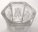 BOSTON & SANDWICH Glass Lyre Harp Spill Spooner FLINT