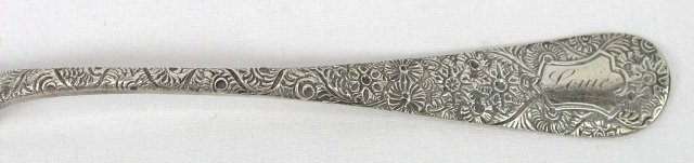 Whiting Sterling ANTIQUE CHASED 1882 Serving Spoon