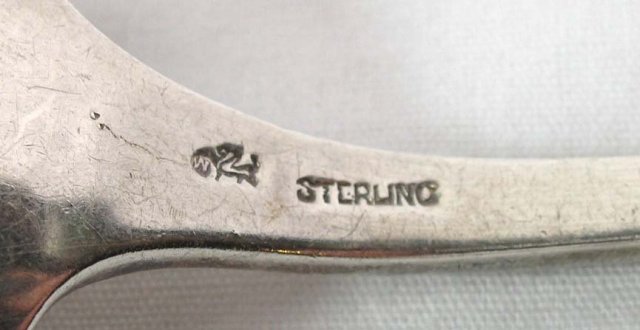 Whiting Sterling ANTIQUE CHASED 1882 Serving Spoon