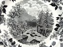 JACKSON Black Transfer CANAL LITTLE FALLS MOHAWK Plate