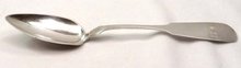 J. G. L. LIBBY Coin Silver Large Spoon c. 1820 - 1846