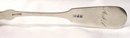 J. G. L. LIBBY Coin Silver Large Spoon c. 1820 - 1846
