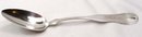J. H. CLARK NY Coin Silver Large Spoon c. 1815