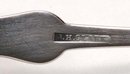 J. H. CLARK NY Coin Silver Large Spoon c. 1815