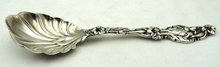 WHITING Sterling Silver LILY Sugar Shell Spoon