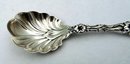 WHITING Sterling Silver LILY Sugar Shell Spoon