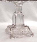 EAPG ASHMAN CROSSROADS ETCHED FERN Cake Stand c. 1886