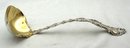 GORHAM Sterling Silver STRASBOURG Oyster Ladle w/ Gold