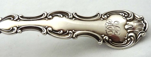 GORHAM Sterling Silver STRASBOURG Oyster Ladle w/ Gold