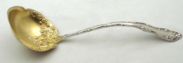 TOWLE Sterling Silver OLD ENGLISH Soup Ladle w/ Gold