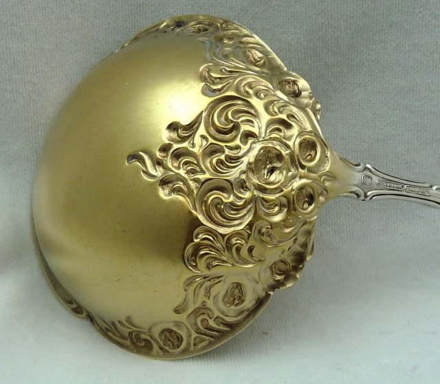 TOWLE Sterling Silver OLD ENGLISH Soup Ladle w/ Gold
