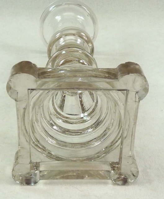 BOSTON & SANDWICH Flint Glass Blown Socket Candlestick
