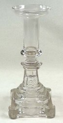 BOSTON & SANDWICH Flint Glass Candlestick Blown Socket