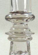 BOSTON & SANDWICH Flint Glass Candlestick Blown Socket