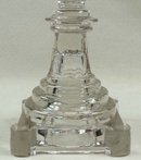 BOSTON & SANDWICH Flint Glass Candlestick Blown Socket