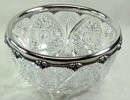1905 American Brilliant Cut Glass GORHAM Sterling Bowl