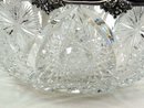 1905 American Brilliant Cut Glass GORHAM Sterling Bowl