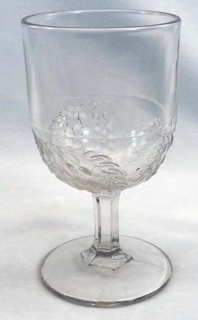 4 EAPG Boston & Sandwich BARBERRY Goblet
