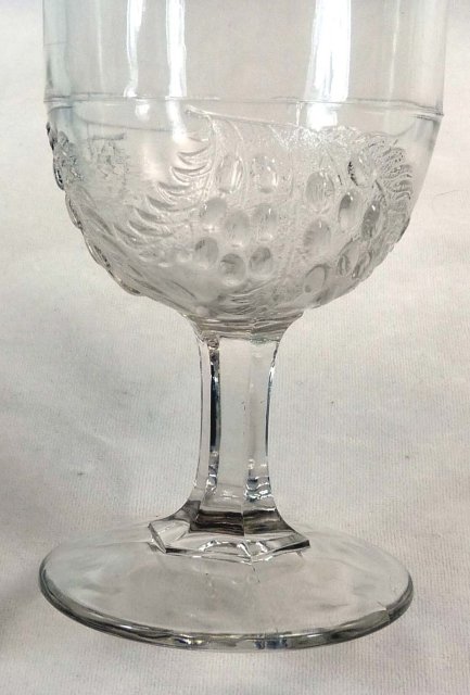 4 EAPG Boston & Sandwich BARBERRY Goblet