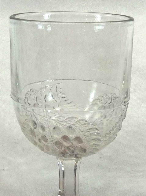 4 EAPG Boston & Sandwich BARBERRY Goblet