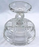 EAPG Duncan & Sons ZIPPER BLOCK CRYPTIC Compote c. 1887