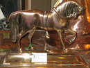 ENGLISH BRASS HORSE DOORSTOP