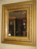 VICTORIAN GILT FRAMED BEVELLED MIRROR