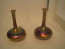 TIFFANY FAVRILE GLASS DECANTERS