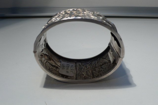 Victorian Sterling Silver Bangle