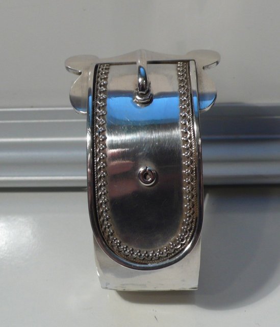 Victorian Sterling Buckle Bangle