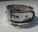 Victorian Sterling Buckle Bangle