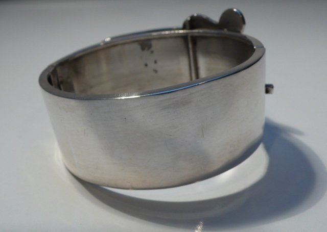 Victorian Sterling Buckle Bangle